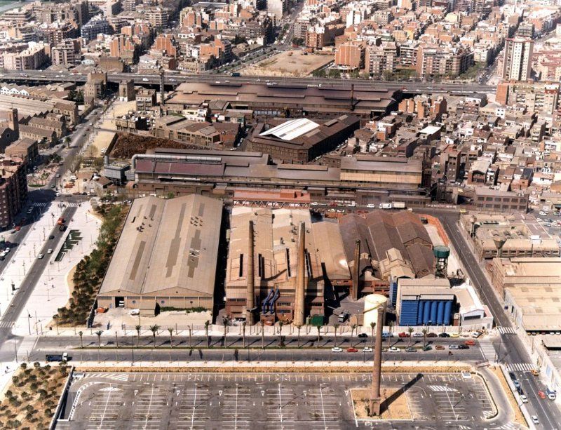 Image aèria de la fàbrica de Schott