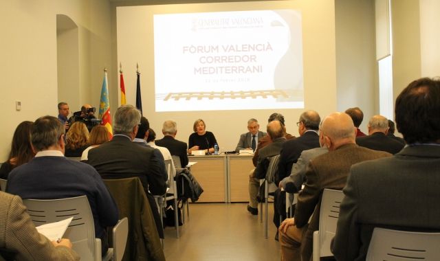 La conselleria Salvador, al Fòrum Valencià pel Corredor Mediterrani | GVA