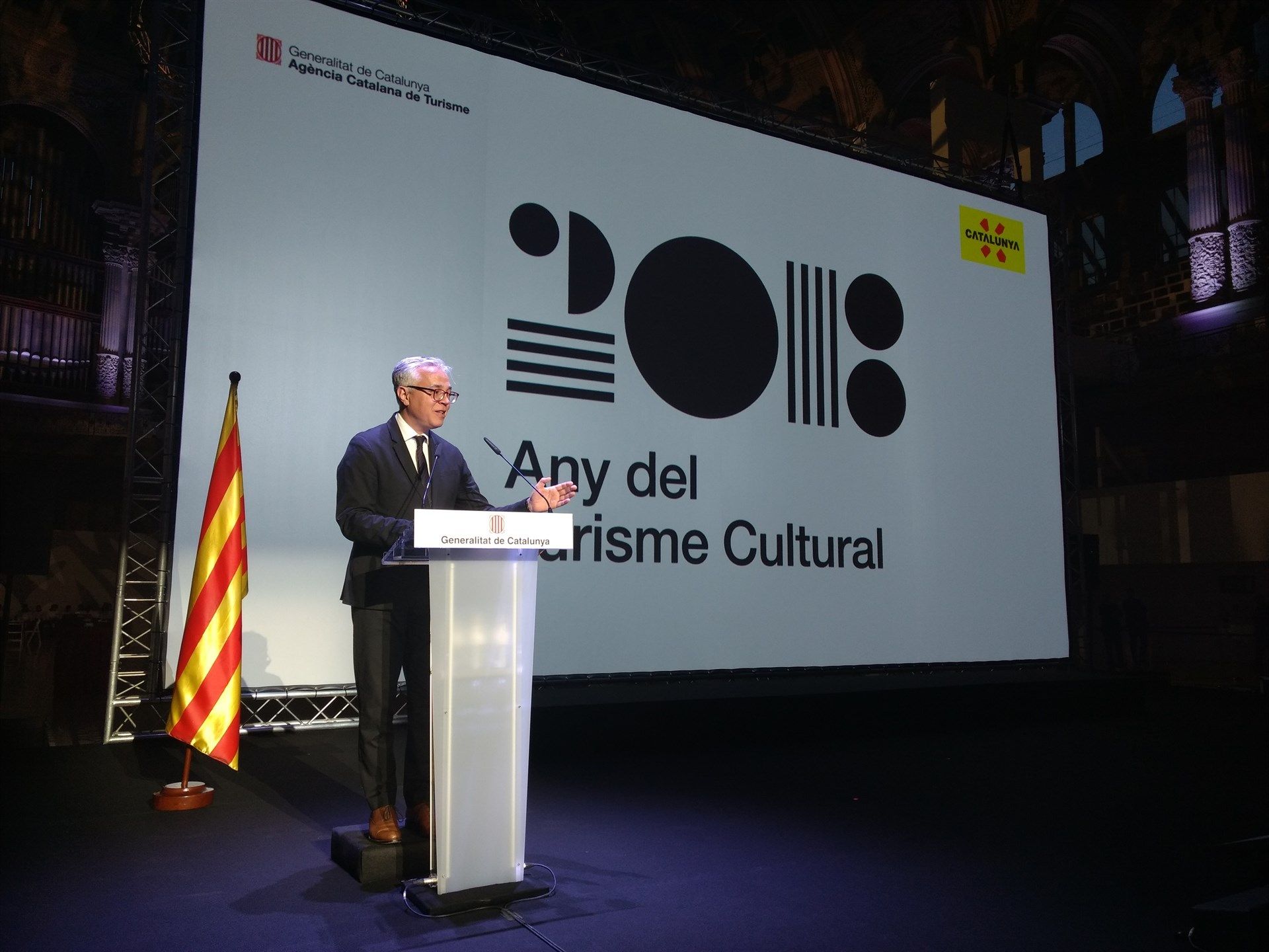 El director general de Turisme, Octavi Bono, a l'acte de presentació de la iniciativa | EP El director general de Turisme, Octavi Bono, a l'acte de presentació de la iniciativa | EP