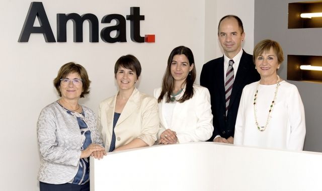 L'equip diretiu d'Amat Immobiliaris