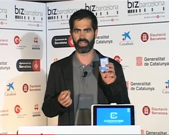 Llorenç Bové, CEO de Codiwise, al BizBarcelona 2014 Llorenç Bové, CEO de Codiwise, al BizBarcelona 2014