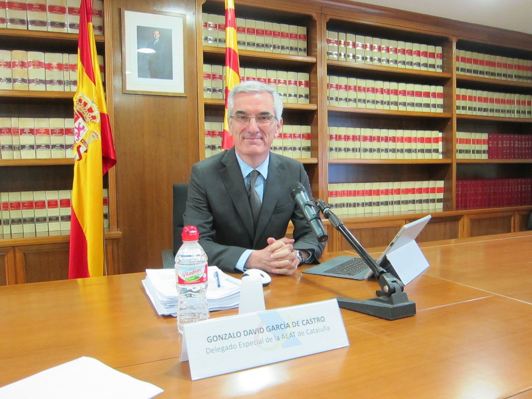 El delegat especial de l'Agència Estatal d'Administració Tributària a Catalunya (AEAT), Gonzalo David García de Castro El delegat especial de l'Agència Estatal d'Administració Tributària a Catalunya (AEAT), Gonzalo David García de Castro