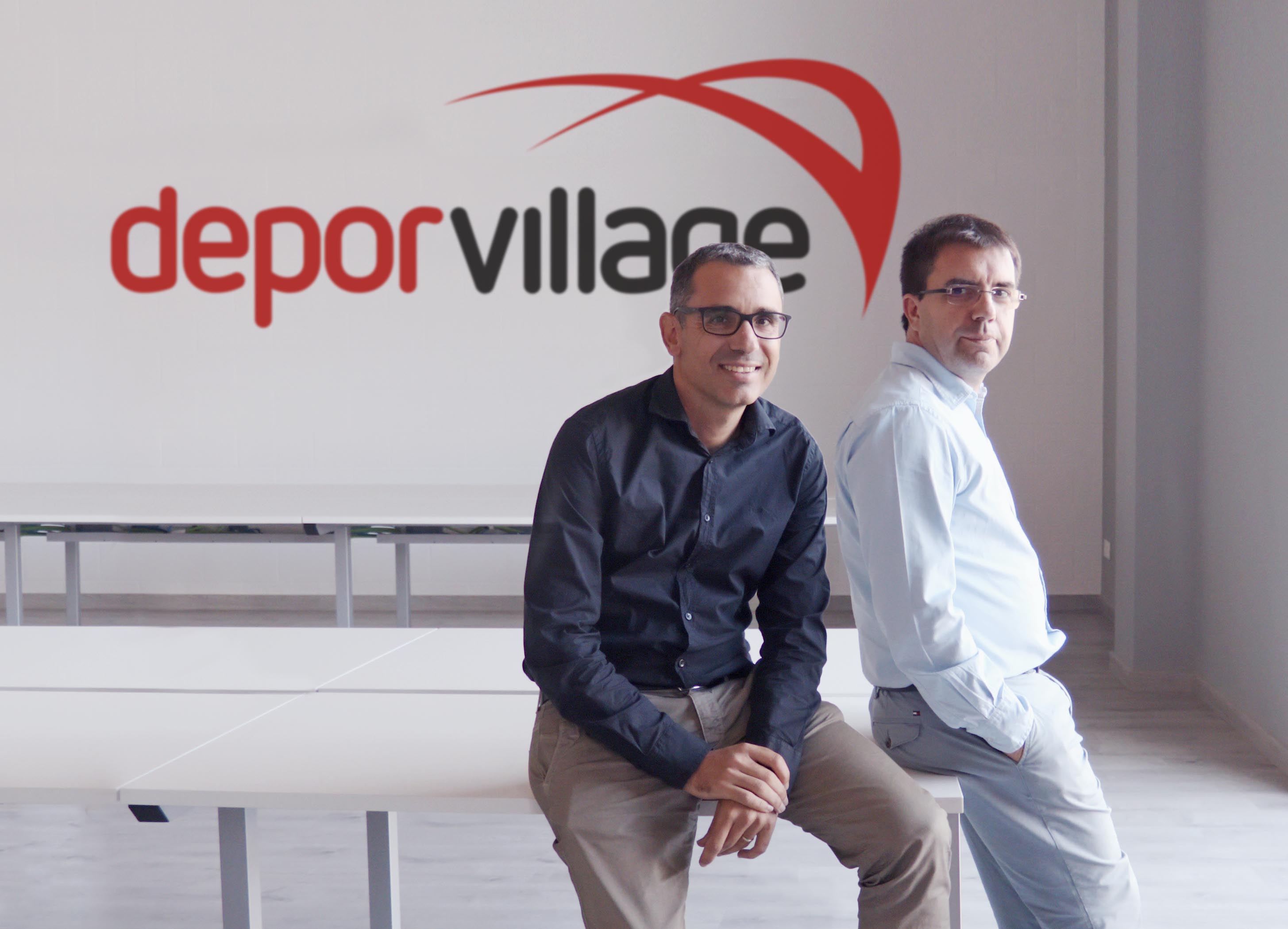 The founders of Deporvillage are Xavier Pladellorens and Angel Corcuera | Cedida The founders of Deporvillage are Xavier Pladellorens and Angel Corcuera | Cedida