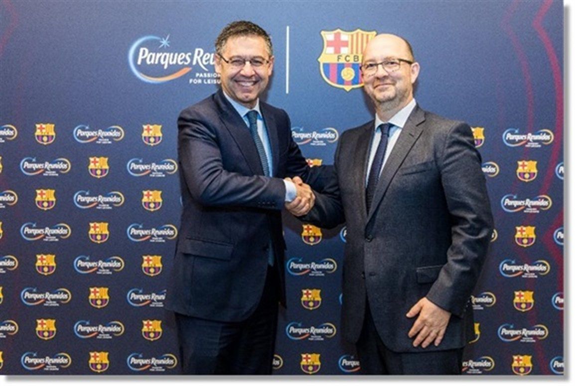 El FC Barcelona i Parques Reunidos han signat un acord per impulsar cinc centres temàtics d'oci | Cedida El FC Barcelona i Parques Reunidos han signat un acord per impulsar cinc centres temàtics d'oci | Cedida