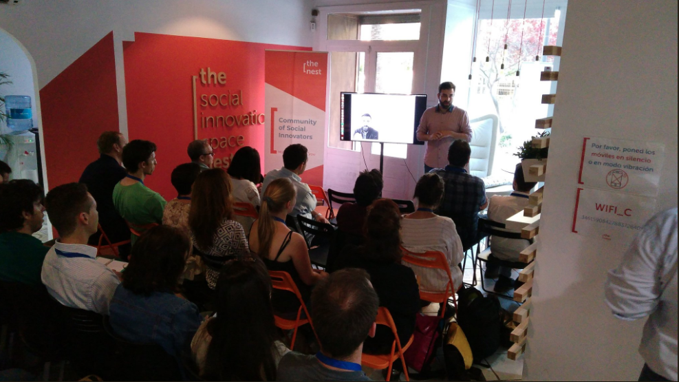 Un moment de la celebració de la Valencia Social Innovation Startup Weekend | @vlcsisw 