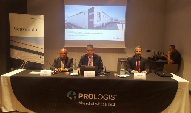 Els directius de Prologis durant la presentació de l'Estudi