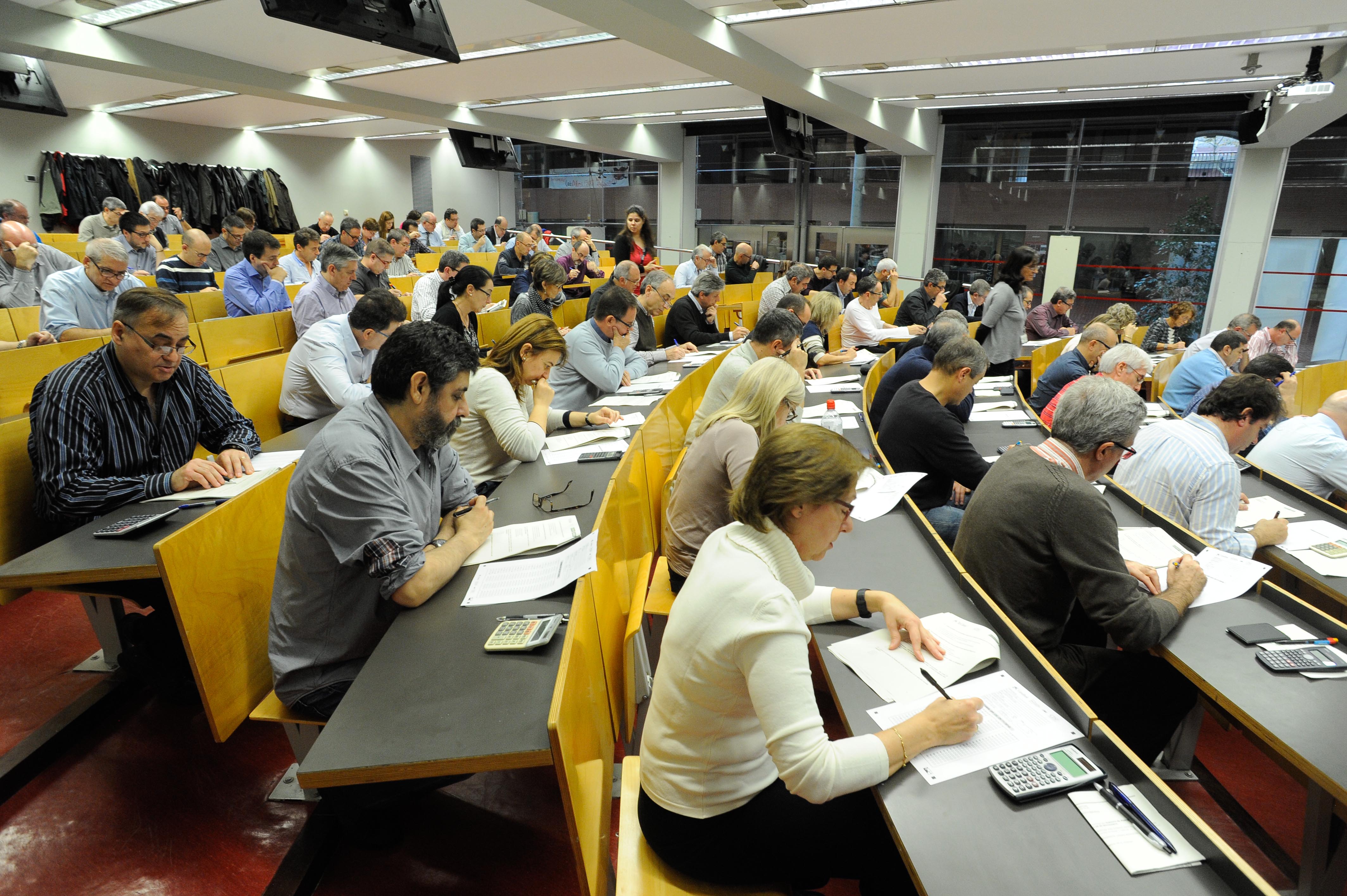 Una de les aules de la UPF, una de les universitats millor posicionades Una de les aules de la UPF, una de les universitats millor posicionades