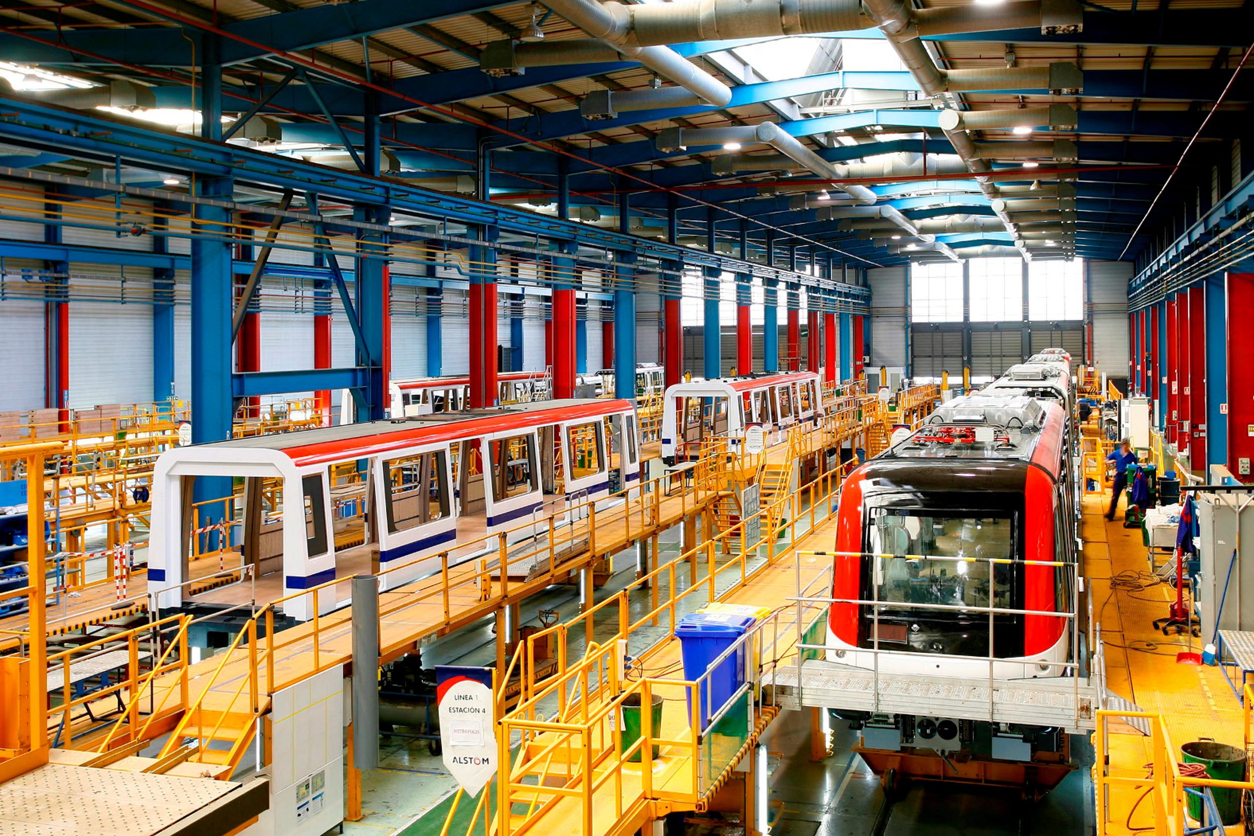 La planta d'Alstom a Santa Perpètua de Mogoda La planta d'Alstom a Santa Perpètua de Mogoda