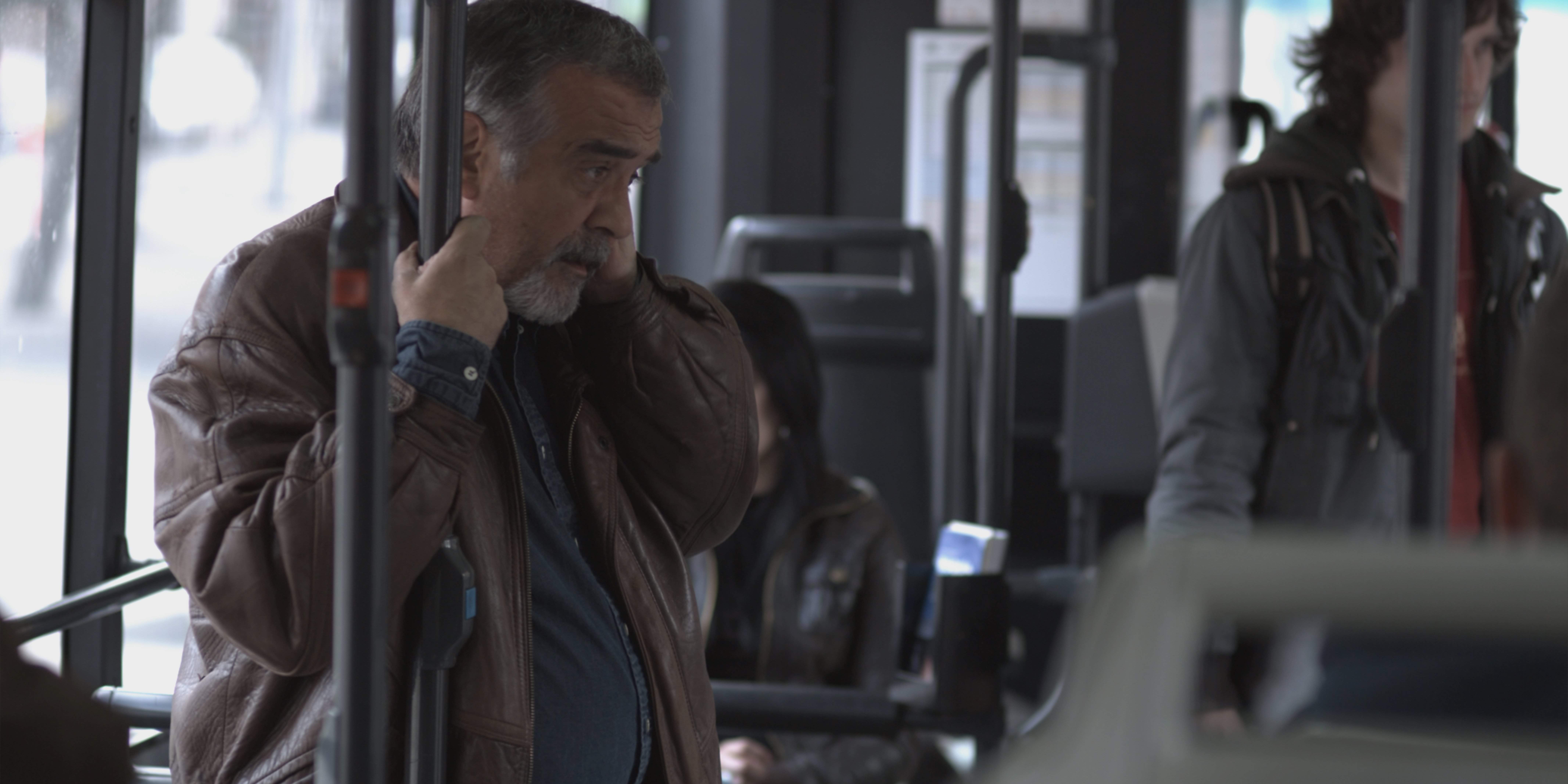 Fotograma del curmetratge 'La historia de siempre', amb Miguel Ángel Jenner