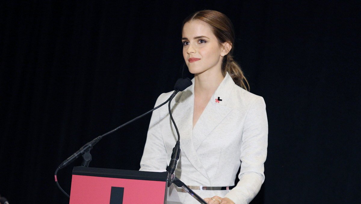 Emma Watson durante su discurso a las Naciones Unidas Emma Watson durante su discurso a las Naciones Unidas