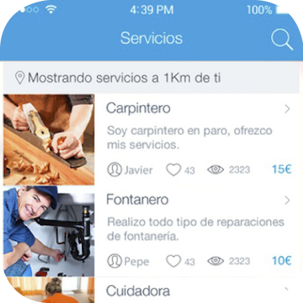 Un fontaner o un electricista poden registrar-se a l'aplicació Un fontaner o un electricista poden registrar-se a l'aplicació