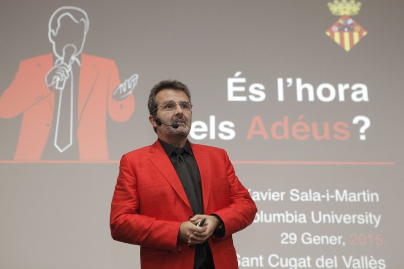 Sala-y-Martín, durante su presentación de este jueves a San Cugat del Vallès
