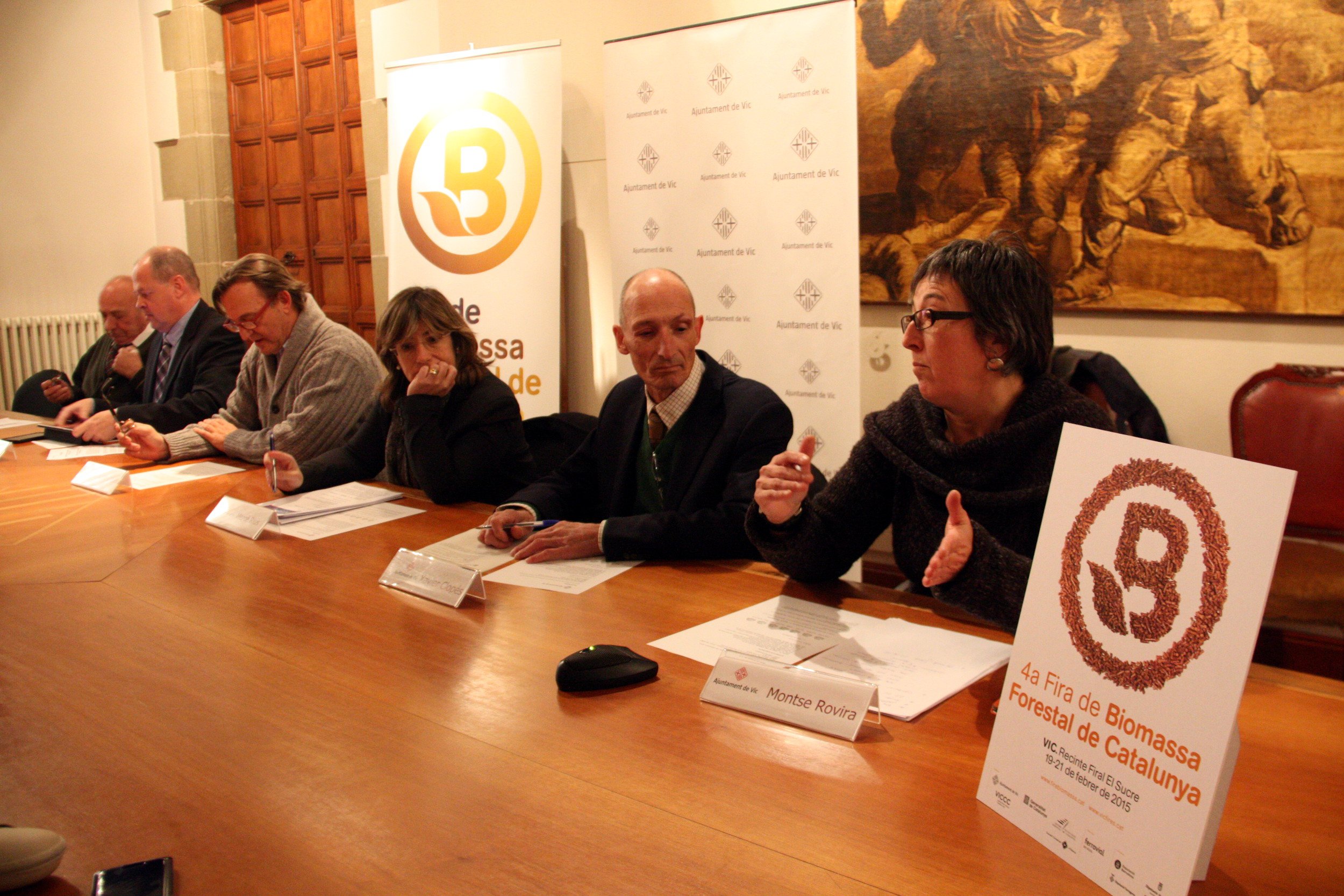 Presentació de la Fira de la Biomassa Forestal de Catalunya, aquest dilluns a Vic 