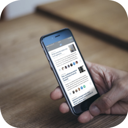 El app permite ver las reacciones que se han generado de una manera integrada El app permite ver las reacciones que se han generado de una manera integrada