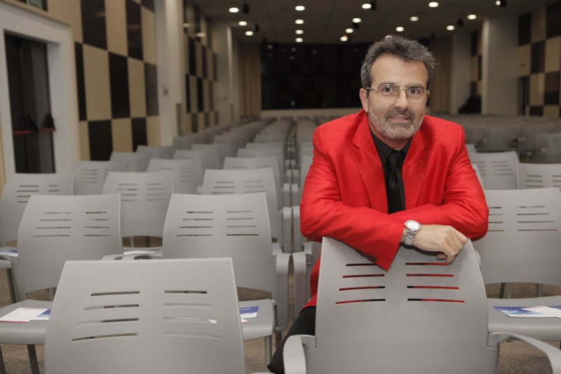  Xavier Sala-i-Martín durant la presentació del seu últim llibre titulat 'És lhora dels adéus?' a Sant Cugat