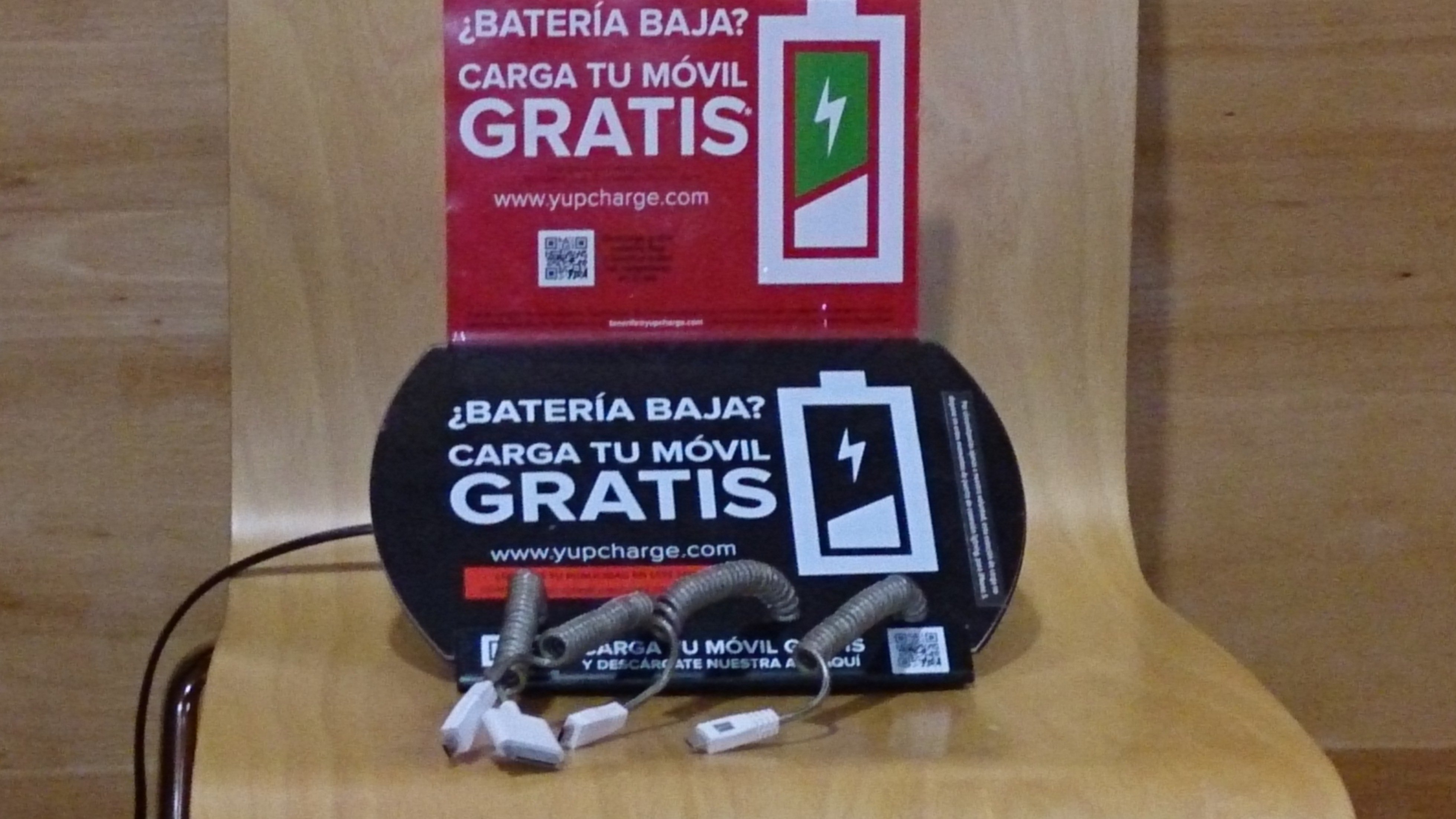 Un dels punts de càrrega de Yup!Charge Un dels punts de càrrega de Yup!Charge