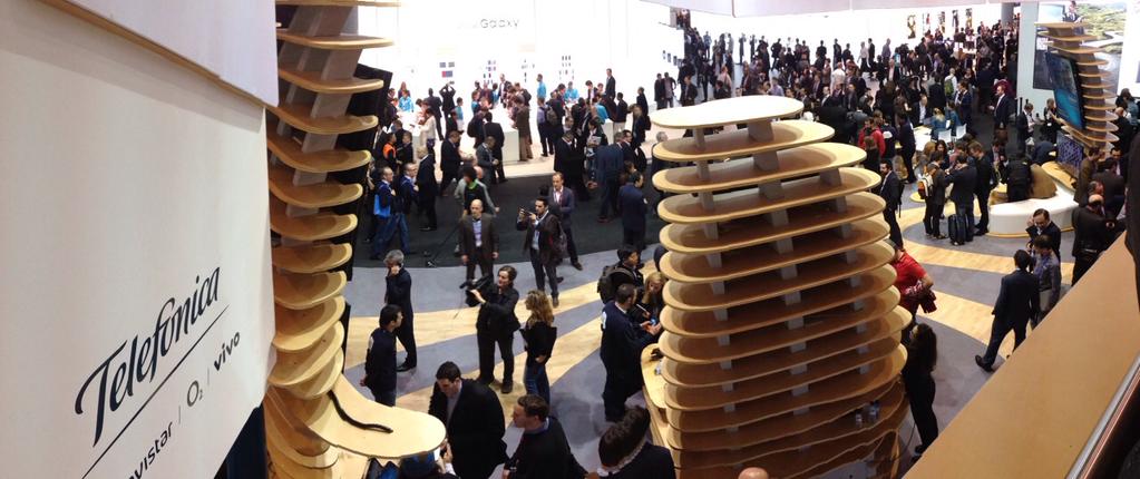 L'stand de Telefónica al MWC L'stand de Telefónica al MWC