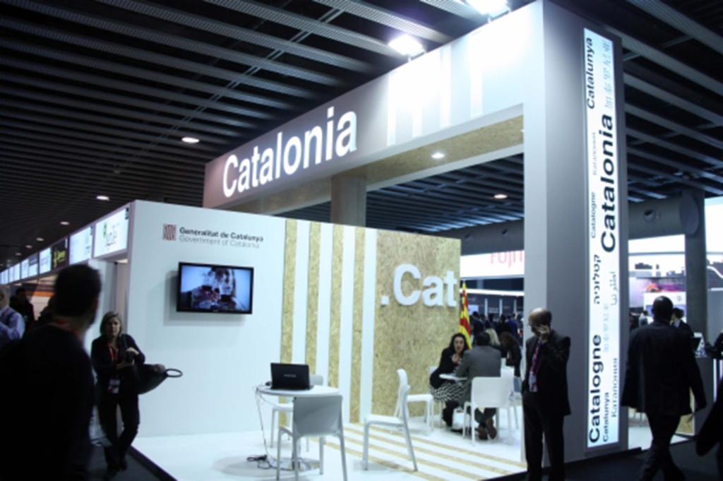 L'stand de Catalunya al MWC