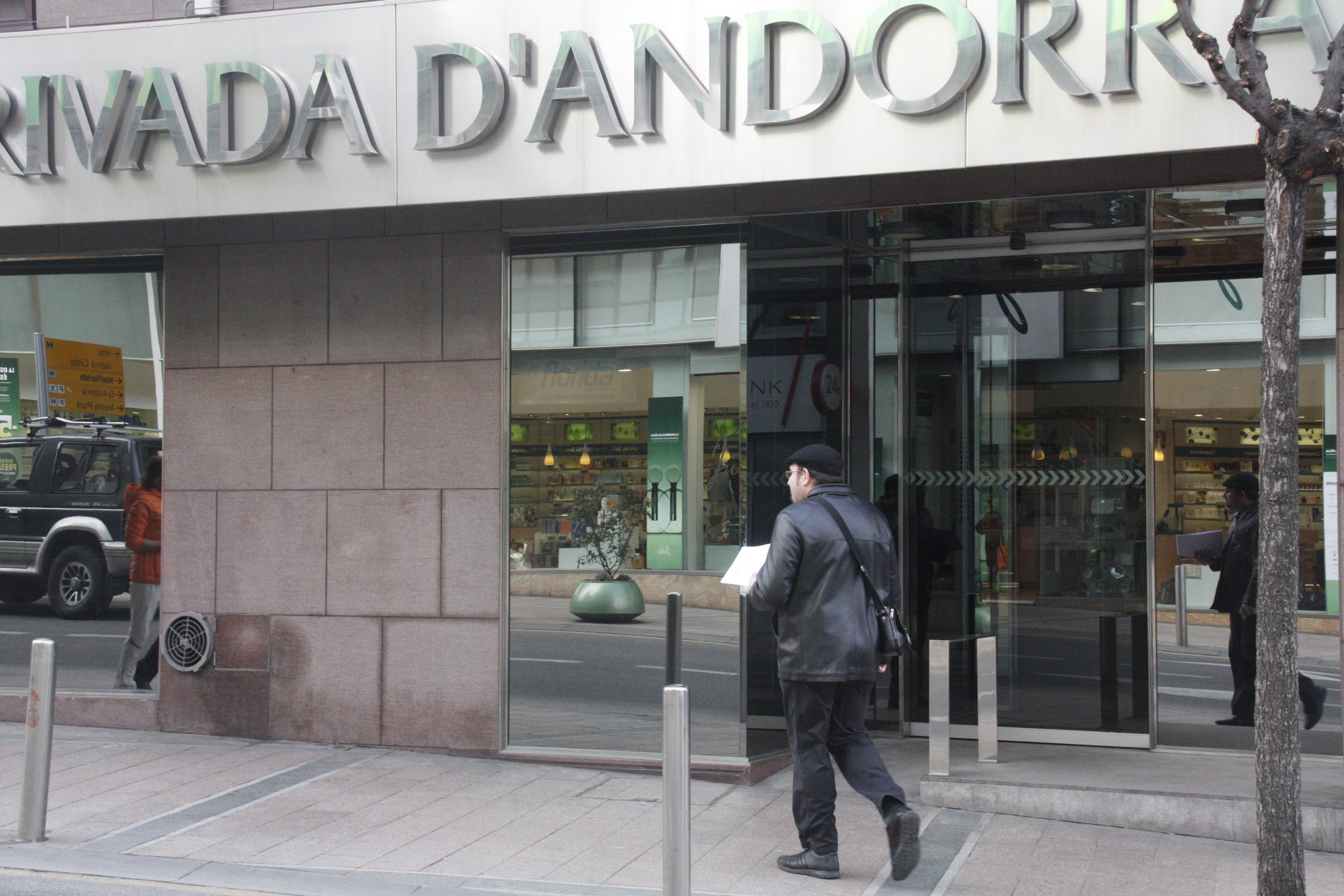 Una de las oficinas de la Banca Privada de Andorra (BPA) en Andorra la Vieja