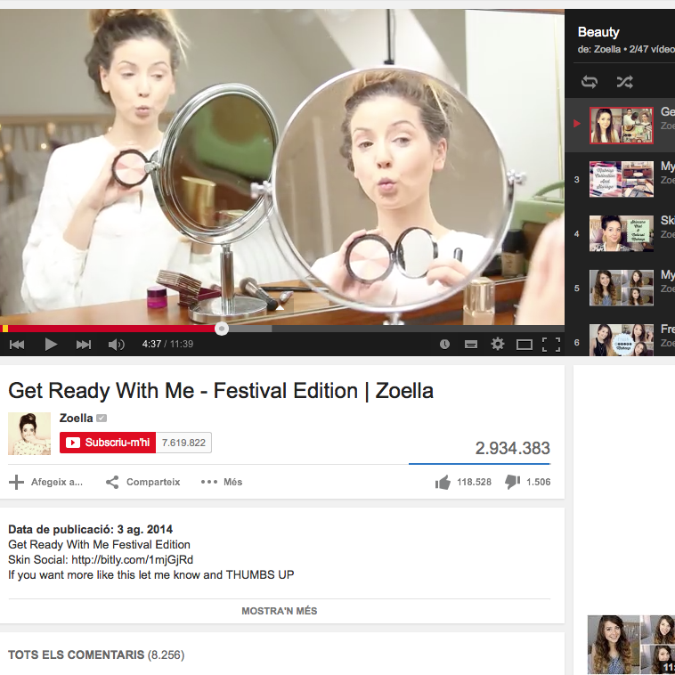 Zoella es uno de los 'youtubers' más conocidos en el Reino Unido