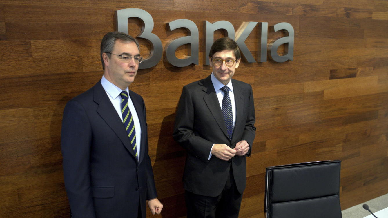 Jose Sevilla i José Ignacio Goirigolzarri de Bankia