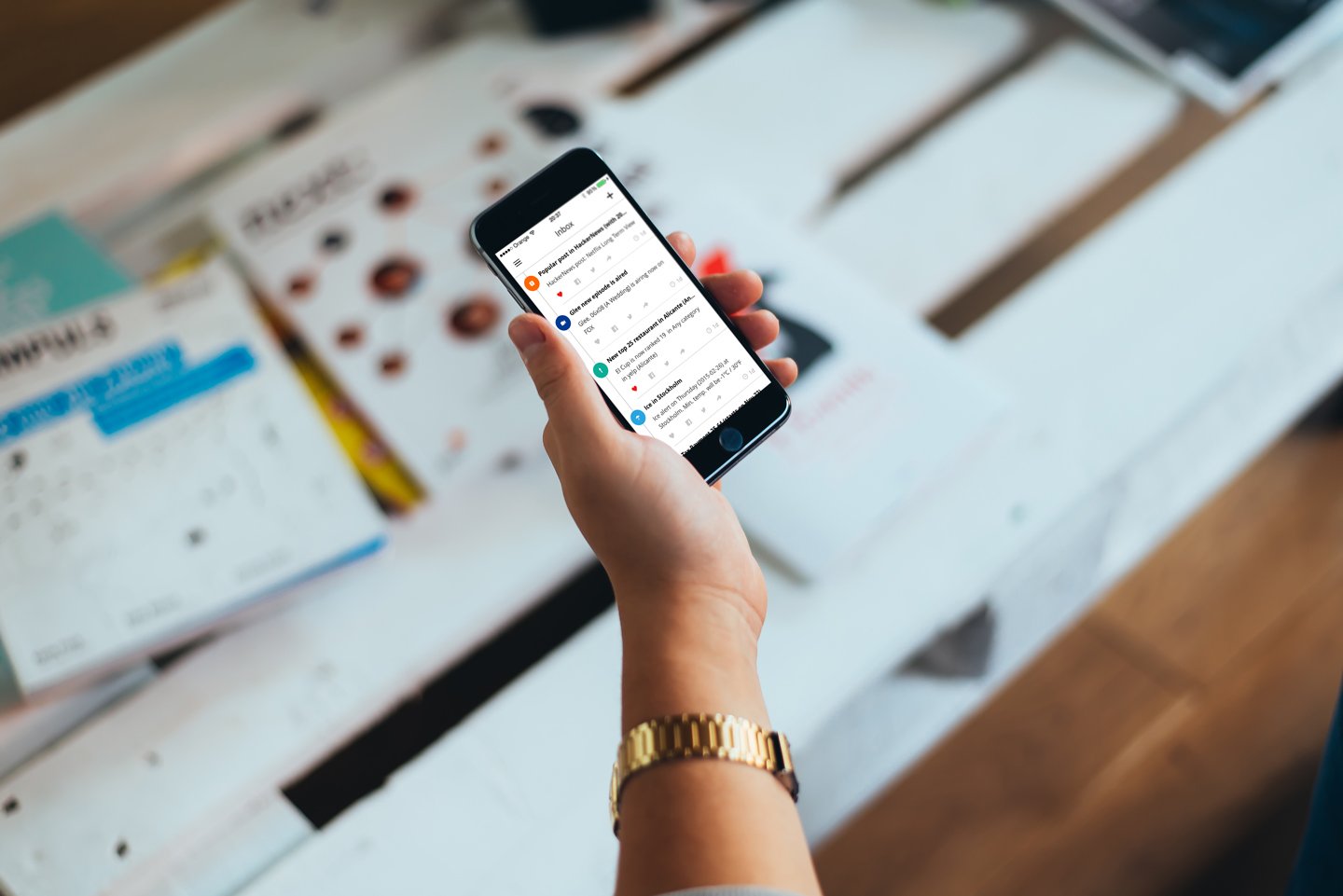 El app te da notificaciones del tiempo, resultados ddeportes o estrenos de películas
