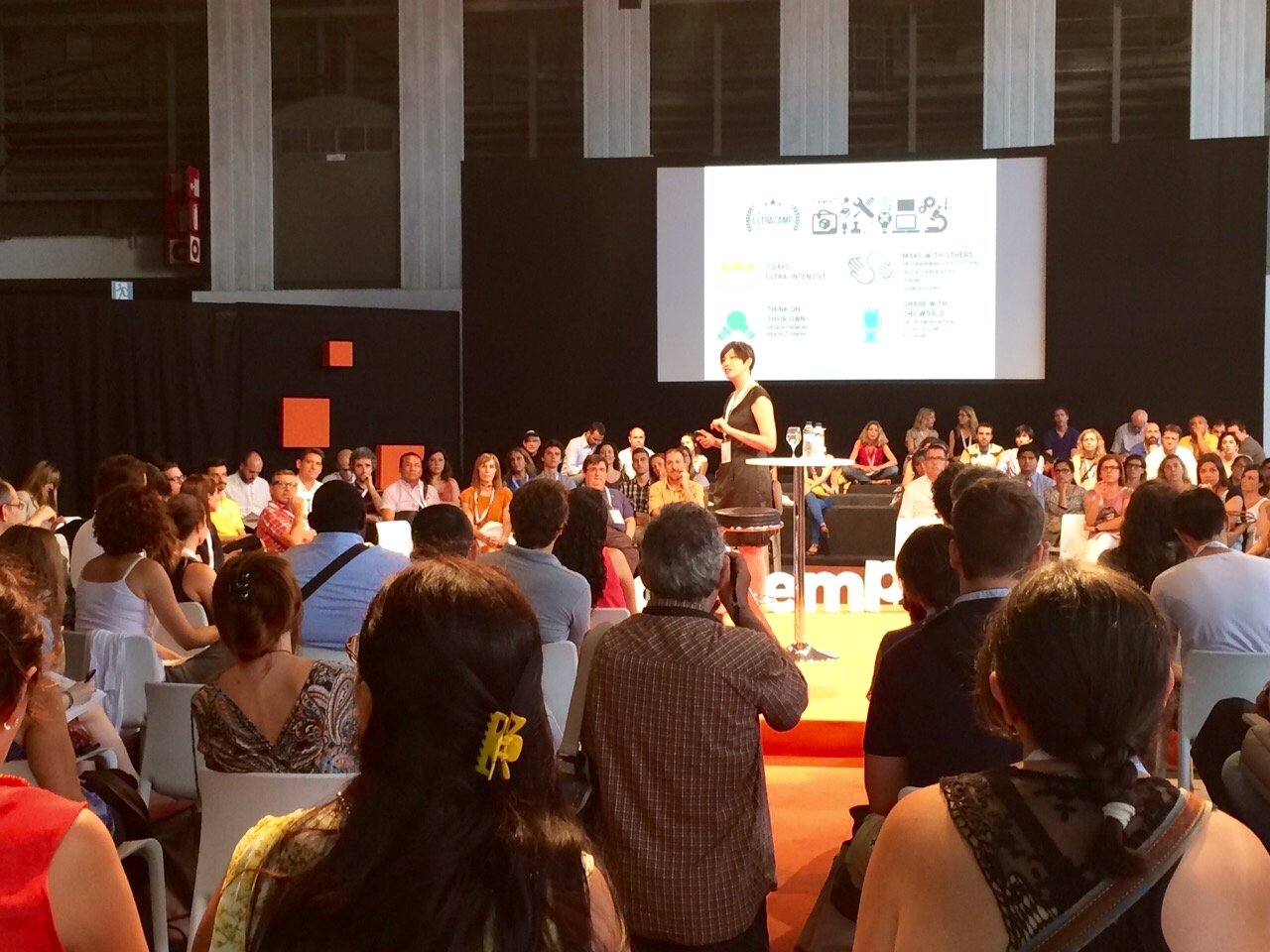 Cecilia Tham, durante el primer día del Bizbarcelona, cree que el presente pasa por las comunidades colaborativas