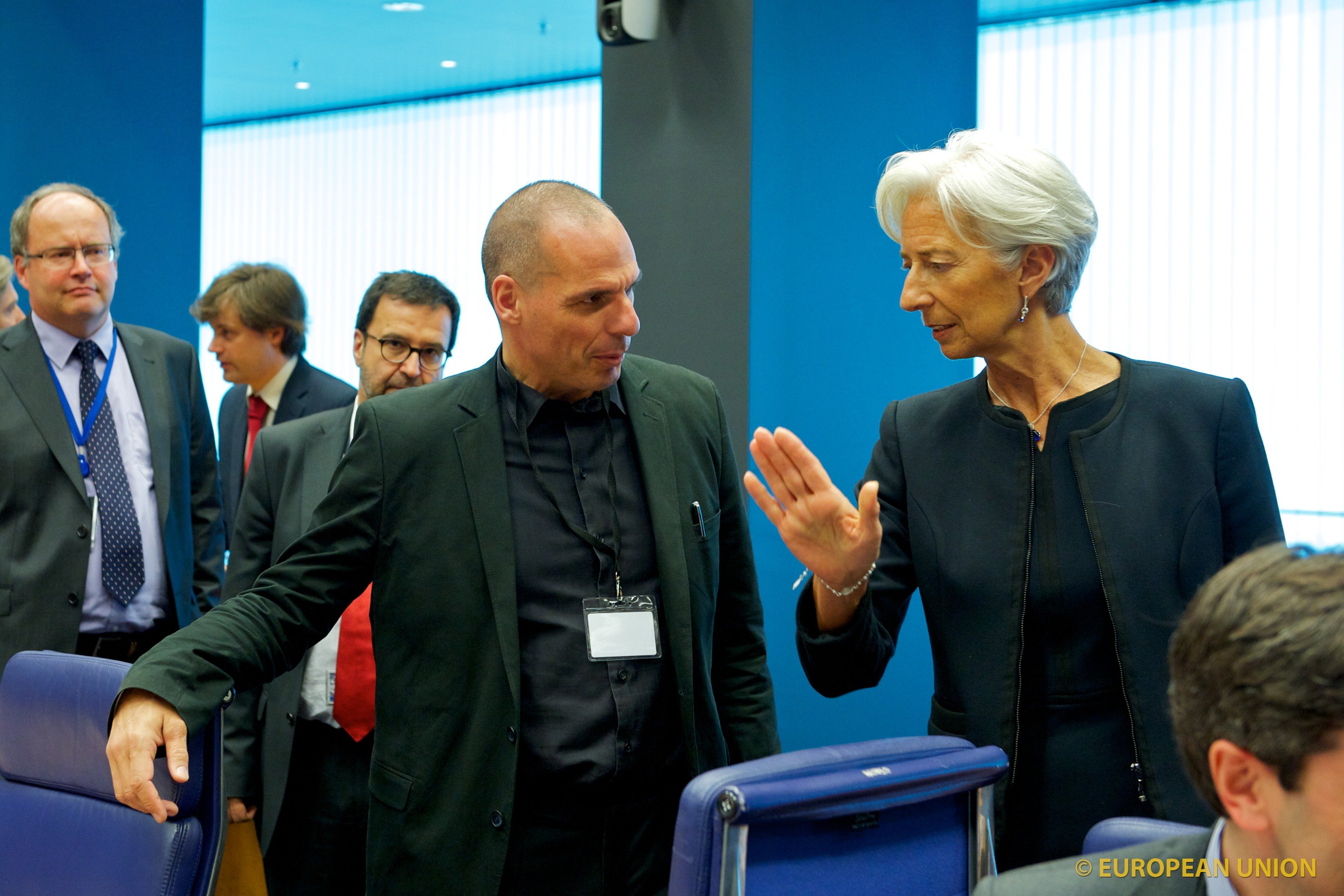 El frente a frente entre Varoufakis y Christine Lagarde (FMI), simboliza la crisis actual El frente a frente entre Varoufakis y Christine Lagarde (FMI), simboliza la crisis actual