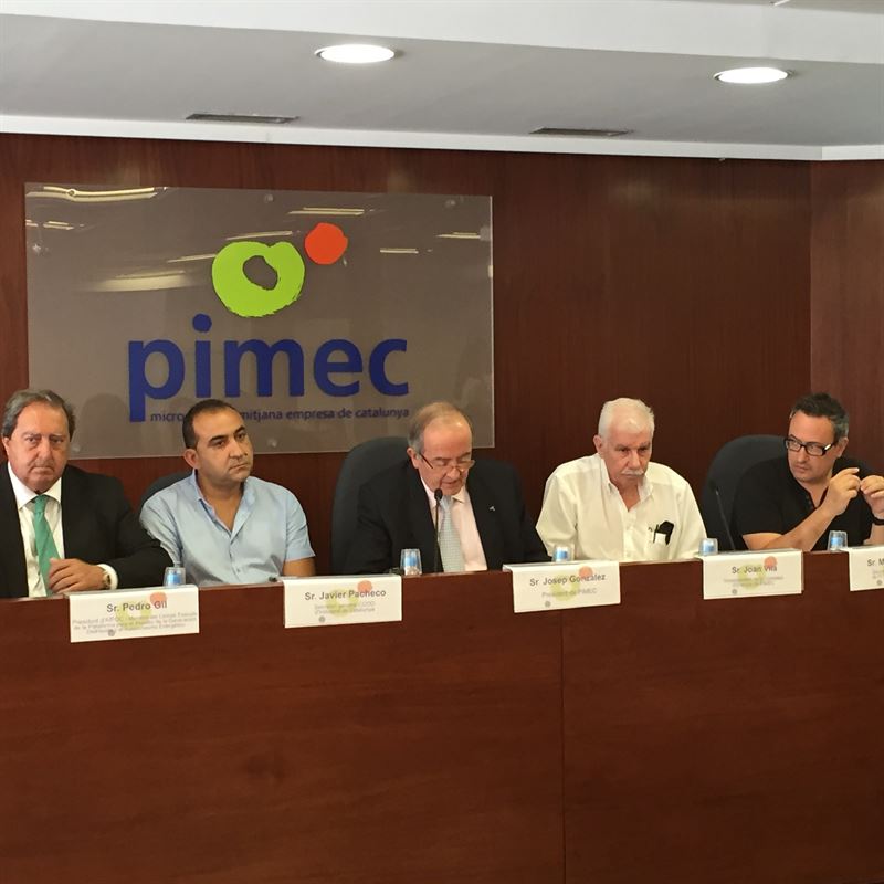 Representants patronals i sindicats han expressat la seva posició conjunta en un acte a Pimec