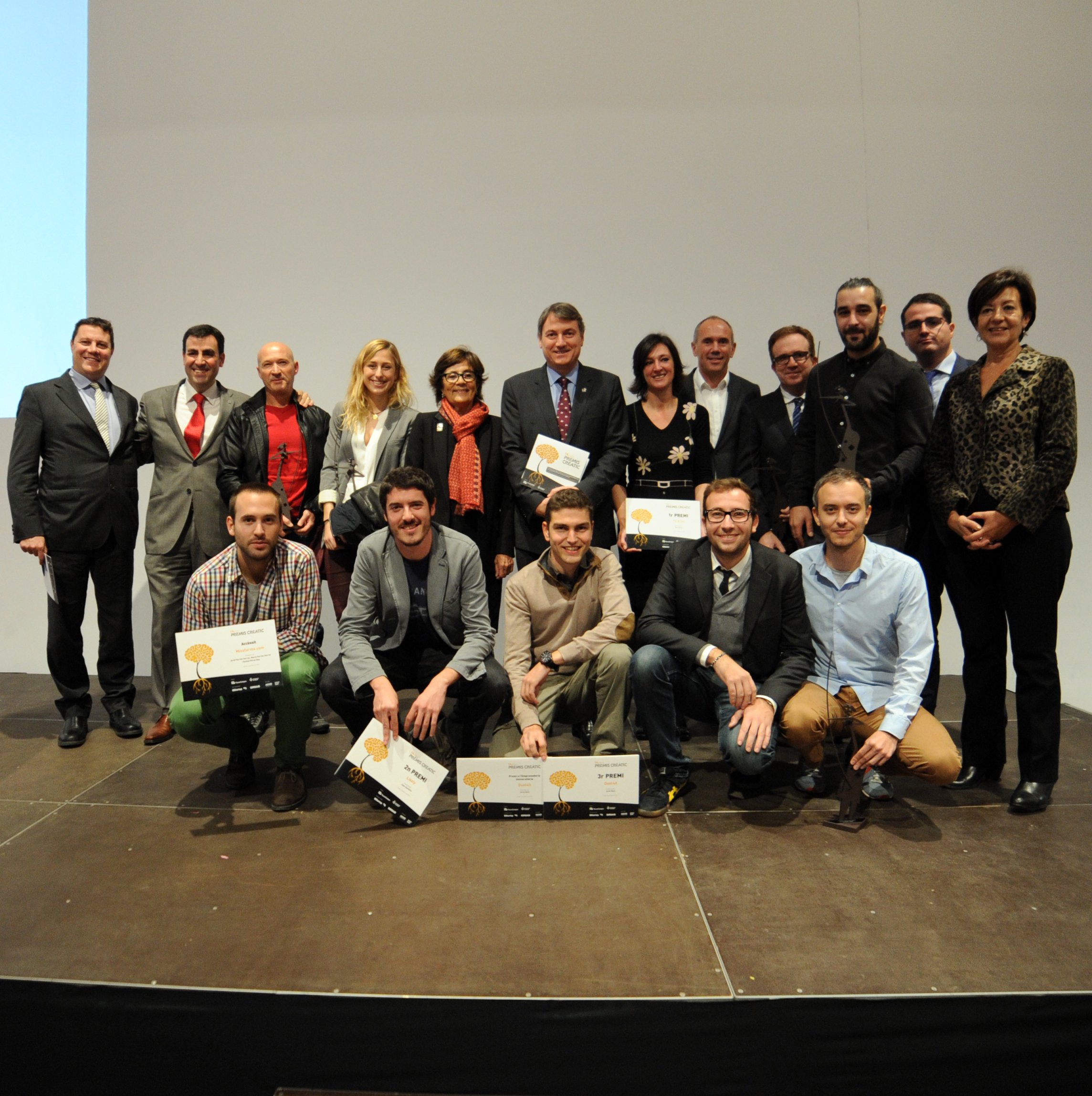Els guanyadors dels Premis Cre@tic 2014 celebrats al TecnoCampus de Mataró Els guanyadors dels Premis Cre@tic 2014 celebrats al TecnoCampus de Mataró