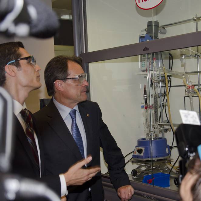 Artur Mas, a las instalaciones del PRUAB Artur Mas, a las instalaciones del PRUAB