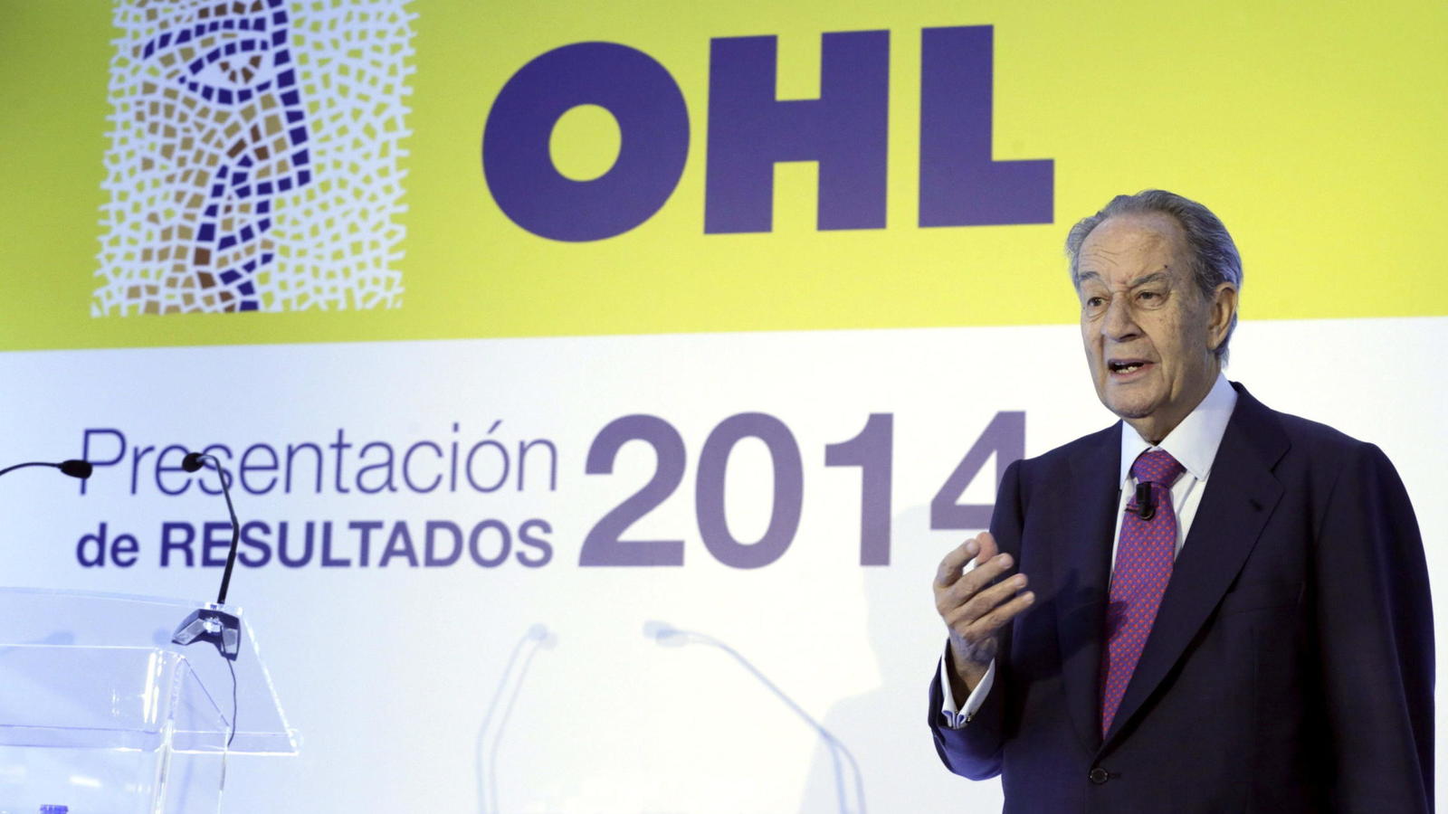 El president d'OHL, Juan Miguel Villar Mir El president d'OHL, Juan Miguel Villar Mir
