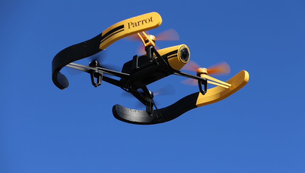 El bebop, uno de los drones de Parrot El bebop, uno de los drones de Parrot