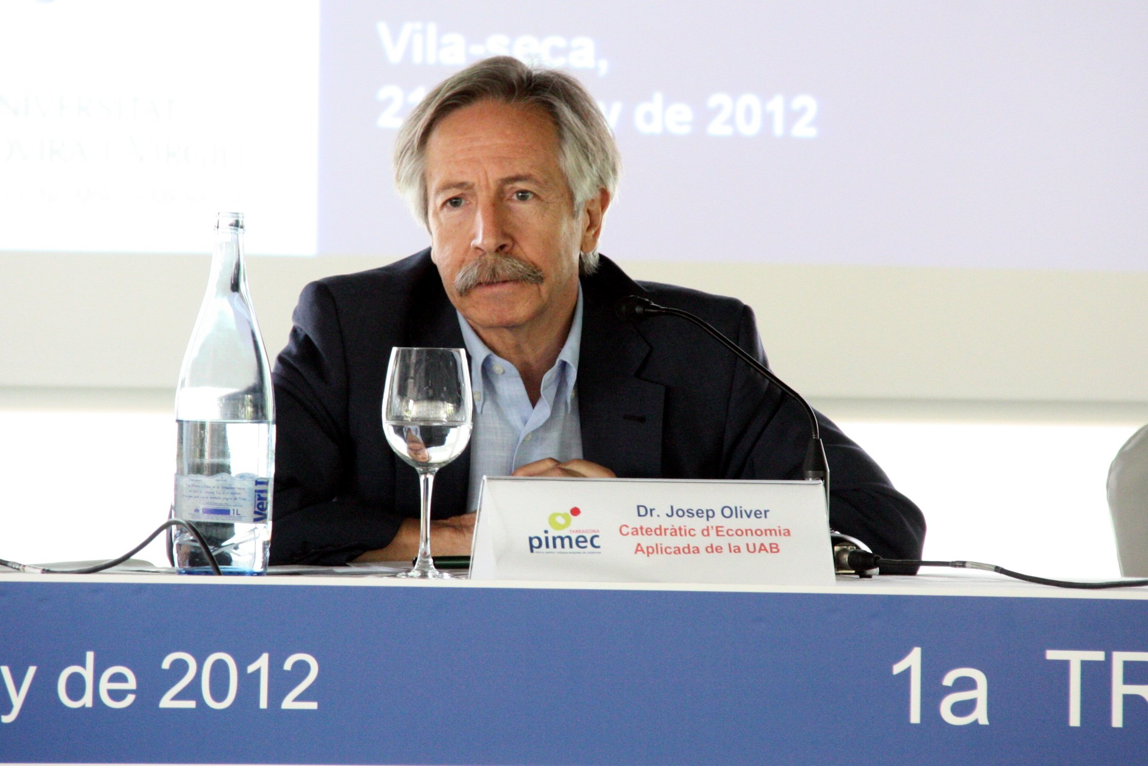 L'economista Josep Oliver