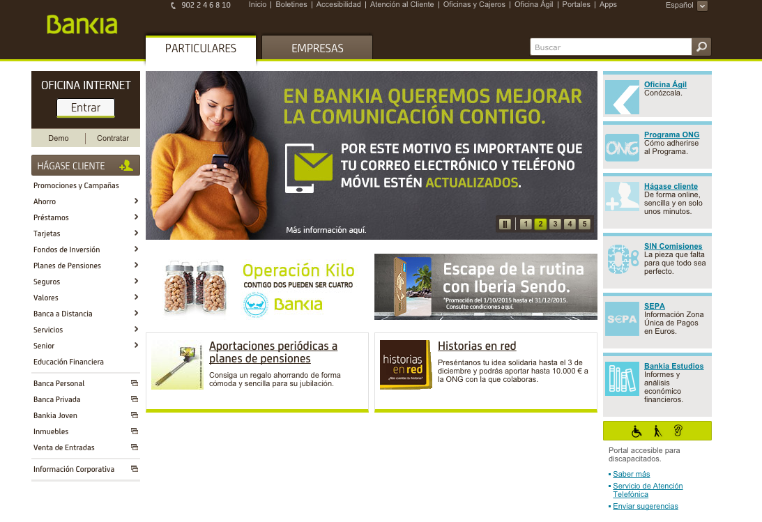 Bankia aposta per la digitalització com una nova línia de negoci Bankia aposta per la digitalització com una nova línia de negoci