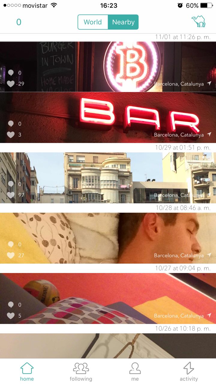 L'app obliga als usuaris a publicar la foto que fan just en el moment que reben la notificació L'app obliga als usuaris a publicar la foto que fan just en el moment que reben la notificació