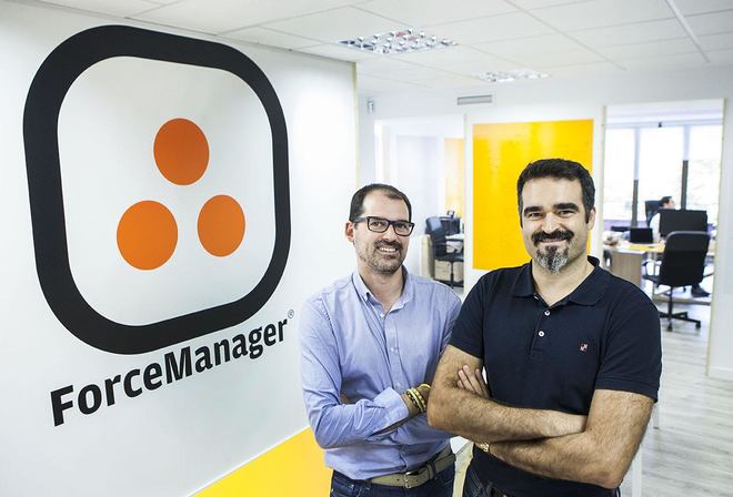 Óscar Macià i Xavier Bisbal, fundadors de ForceManager Óscar Macià i Xavier Bisbal, fundadors de ForceManager