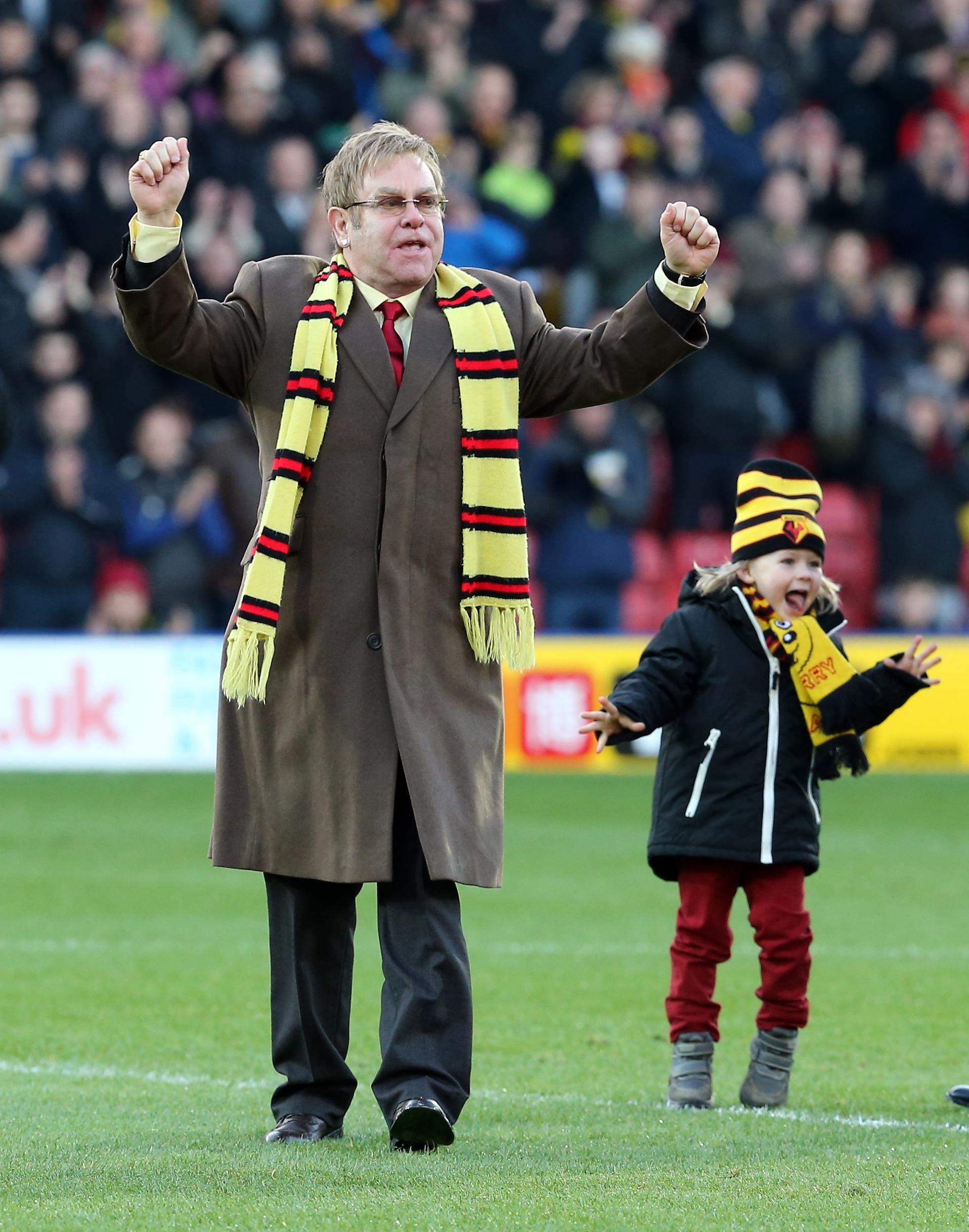 Elton John no és un aficionat qualsevol a Vicarage Road