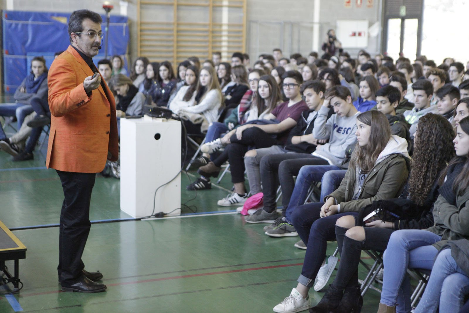 Xavier Sala i Martín a l'Escola Thau Sant Cugat