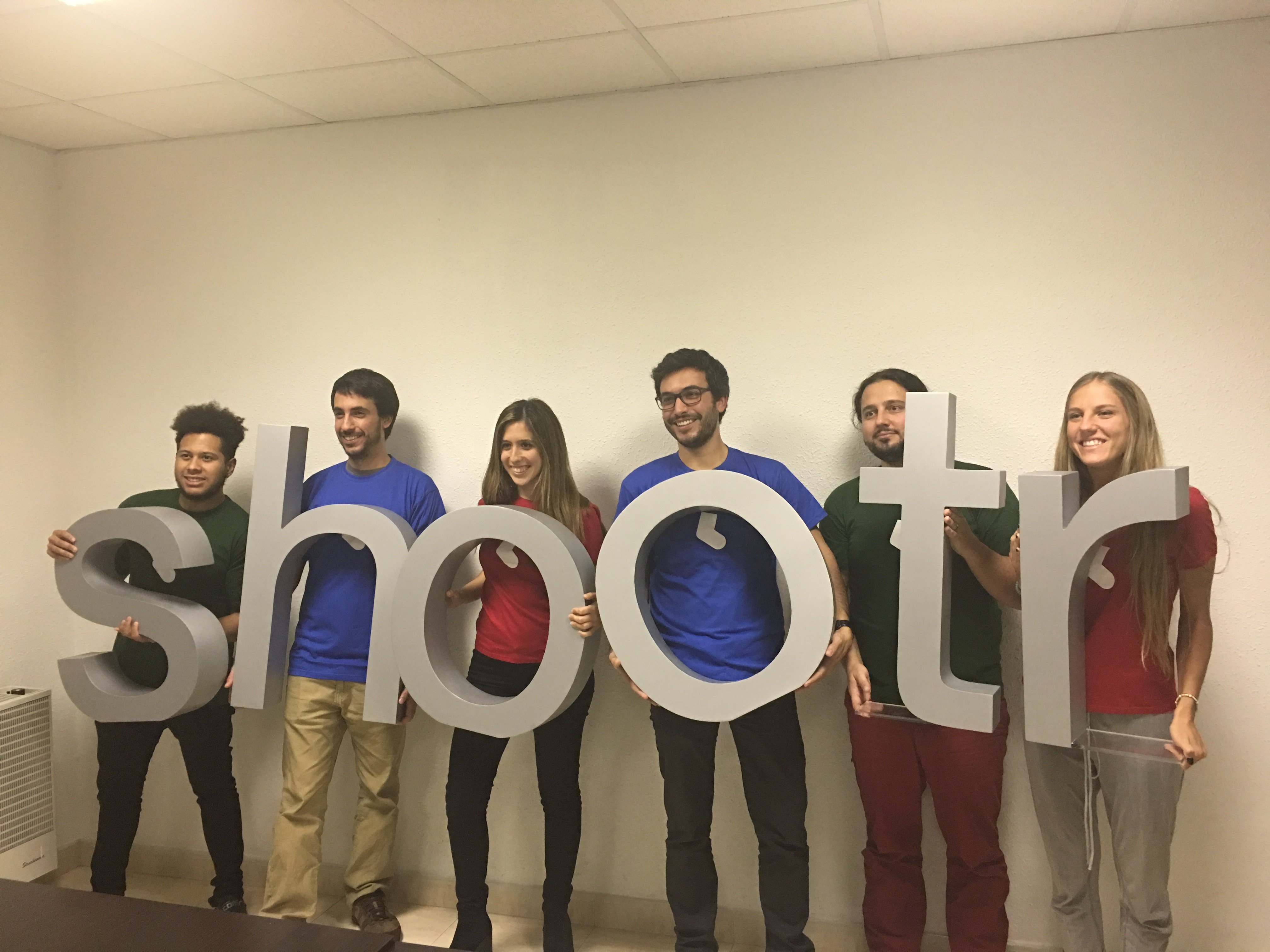 The Shootr team is today made up of 18 people